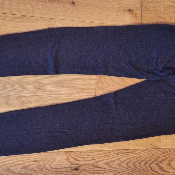 Club Monaco Leggings sz S Blue Black Pants Skinny Tights Lounge - Picture 3 of 6